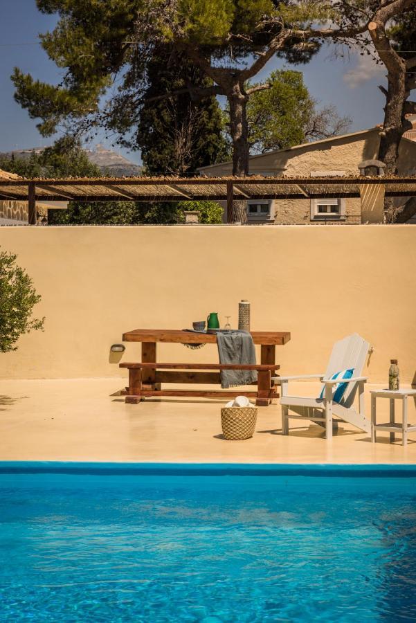 Akrolithos Villas Kouvalata Kültér fotó